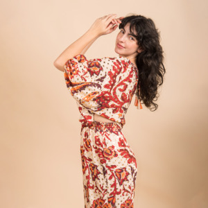 ชุดสูทผู้หญิงคุณภาพพรีเมียม แขนกลางแบบมิดแลนเทิร์น ดีไซน์สวยหรู - Product Image 3