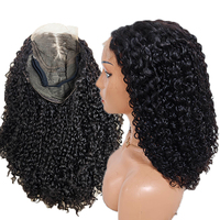 Promoción $56 Letsfly SDD Pixie Curly Pelucas de Encaje 5x5 Cabello Natural Fácil de Usar Pelucas de 14-24 Pulgadas Cabello Humano Venta al por Mayor