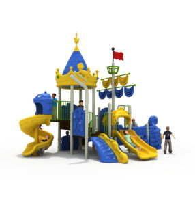 Aire de jeux extérieure <span class=keywords><strong>commerciale</strong></span> en plastique pour enfants, fabriquée en Chine, pour les écoles maternelles - Product Image 2