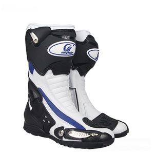 Chaussures de moto, chaussures de course, bottes de descente VTT pour hommes, protection multidirectionnelle étendue, conception antidérapante, chaussures de moto - Product Image 2