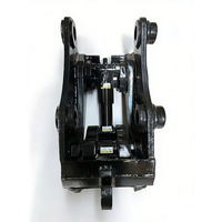 Attache rapide mécanique manuelle pour mini-excavatrice 3-6 tonnes avec verrou de sécurité visible, fabrication OEM ODM