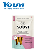 YOUYI Sachet Doypack personnalisé imprimé pour aliments pour chiens, haute qualité, avec fenêtre refermable à fermeture éclair 12 couleurs, qualité alimentaire sans BPA, vente en gros
