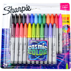 Marqueurs permanents de <span class=keywords><strong>24</strong></span> couleurs, séchage rapide, pointe fine, lot de marqueurs permanents pour fournitures scolaires en vrac - Product Image 1