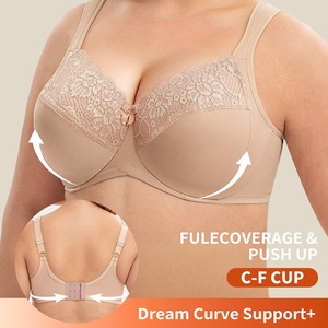 <span class=keywords><strong>Reggiseno</strong></span> <span class=keywords><strong>Minimizer</strong></span> Plus Size Copertura Totale <span class=keywords><strong>Senza</strong></span> Cuciture Tipo T-Shirt con <span class=keywords><strong>Ferretto</strong></span> Convertibile Beige Nude Coppe C D E F Donna Ingrosso - Product Image 2