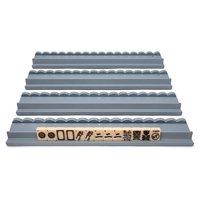 Ensemble de supports à mahjong festonnés Blue Willow, Ensemble de supports à mahjong festonnés Mulberry, Haus of Tiles, Personnalisation, Direct usine