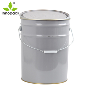 Contenedor de hojalata de alta calidad, anticorrosión y antioxidante, apto para uso alimentario, capacidad de 13 kg, venta directa de fábrica, cubeta metálica de 13 L - Product Image 3