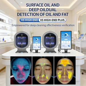 Macchina per Analisi del Cuoio Capelluto e della Pelle di Stile Moderno, Attrezzatura di <span class=keywords><strong>Bellezza</strong></span> Facciale per Uso in Salone, con Intelligenza Artificiale - Product Image 1