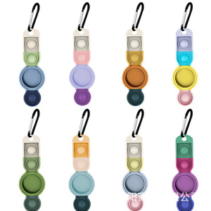 Funda de silicona para AirTags, diseño Pop It, para rastreador Apple AirTag, estilo minimalista unisex, patrón de puntos, protección impermeable - Product Image 1