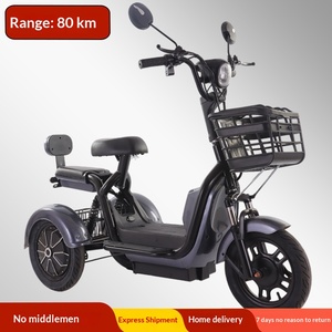 Tricycle Électrique pour Adultes, Mini Véhicule de Loisirs pour Femmes et Personnes Âgées, Voiture à Batterie Ouverte 500W 30km/h, Vente en Gros - Product Image 4