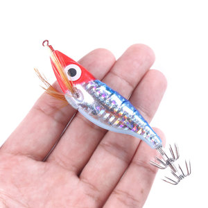 10cm/9g Squid Jig Lure di Pesca di plastica Dura Octopus <span class=keywords><strong>Seppie</strong></span> Calamari Luminoso Jig - Product Image 5