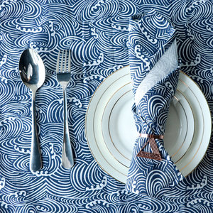 Exquisite Home Textile Leinen Baumwolle Stoff Küchentisch Set Enthält fünf Produkte Bedruckte Tischdecke Geschirr tücher Gewebte Schürze - Product Image 4