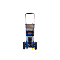 Chariot à main électrique pliable robuste de 200 kg pour le transport en gros, chariot à deux roues motorisé