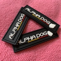 Étiquette en caoutchouc écologique avec logo de marque, espace de couture, étiquette PVC 3D gaufrée pour bracelet