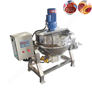 Cooking Kettle With Mixer Steel Electric Multi Cooking Kettle Gas Jacket Cooking Kettle - Product Image 6