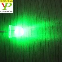 Usine bon prix 8mm rond Led Diodes ampoule rouge vert bleu jaune blanc rose rvb avec lentille claire de l'eau lentille diffuse laiteuse