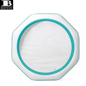 Grande <span class=keywords><strong>piscine</strong></span> gonflable octogonale en PVC épaissi, <span class=keywords><strong>piscine</strong></span> familiale gonflable hors sol pour enfants et adultes, jardin extérieur - Product Image 2