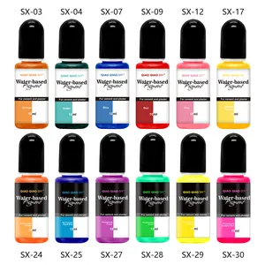 Timesrui Art Supplies A Set Of 12 Color Vibrant Bottles Classroom Project Non-toxic Easy To Wash School Craft Supplies