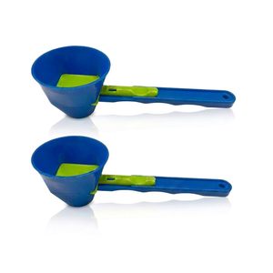 Wholesale Reusable Kitchen Plastic <b>Measuring</b> <b>Spoons</b> Powder Funnel Set - Product Image 1