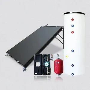 Calentadores de agua de panel solar, placa plana presurizada dividida de acero inoxidable de 200 litros