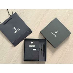 Custom Logo High Quality A5 Business <b>Notebook</b> <b>Set</b> with Pen and Paper Diary PP/PVC Leather Cover for Education Wholesale - Product Image 6