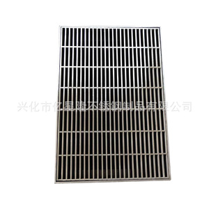 304 Stainless Steel Grating Customized Size 300x500x30x3mm 2B Finish For Trench Cover Rainwater Drainage - Product Image 5