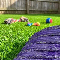 Gazon artificiel paysager haute densité résistant aux UV pour jardin, cour et terrasse