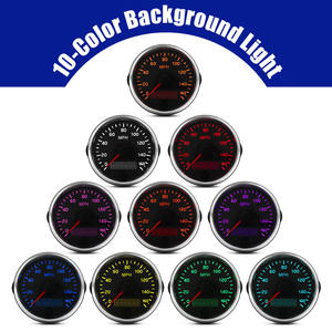 การดัดแปลงรถยนต์เชฟโรเลตด้วยมาตรวัดความเร็ว/ระยะทางขนาด 85 มม. 160 ไมล์ต่อชั่วโมง/กิโลเมตร แผงหน้าปัด LCD พร้อมไฟ LED และจอแสดงผลแบบอนาล็อก แรงดันไฟฟ้า 12 โวลต์ - Product Image 5