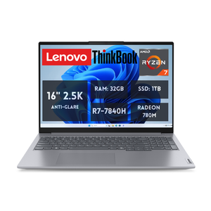 Đố<span class=keywords><strong>i</strong></span> Vớ<span class=keywords><strong>i</strong></span> Lenovo Thinkbook 16 Cộng Vớ<span class=keywords><strong>i</strong></span> 16 Inch Kinh Doanh Máy Tính Xách Tay 2.5K Ryzen7 7840H 32G Bộ Nhớ 1TB Lưu Trữ Tiếng Anh Bàn Phím Cổ Phiếu Có Sẵn - Product Image 1