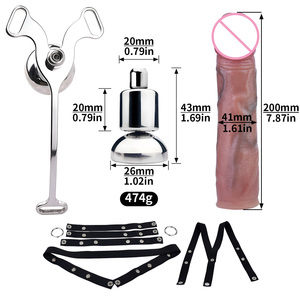 Venta directa del fabricante FRRK de nuevo juguete de bondage vendaje elástico y combinación de Consolador de productos para adultos <span class=keywords><strong>gay</strong></span> para lesbianas - Product Image 4