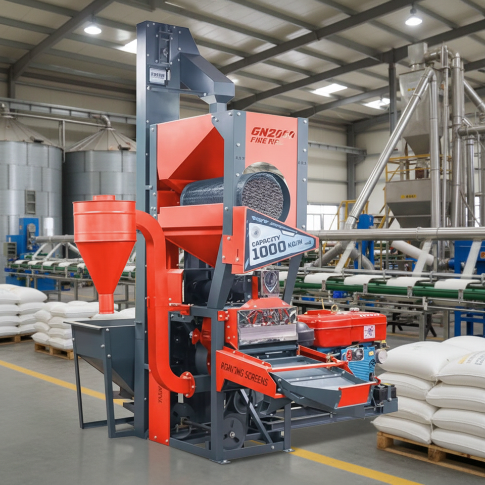 Diesel Rice Mill N2026D 1000KG DIESEL ENGINE RICE MILL MACHINE MINI COMPELE LINE ...