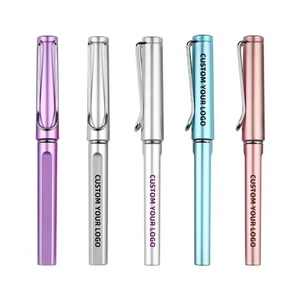 Exportstandard Kunststoff-Gelstifte 0,5mm Werbeartikel Professioneller B2B-Lieferant Individueller Logodruck UV-Druck Nicht Löschbar 14,2cm - Product Image 1