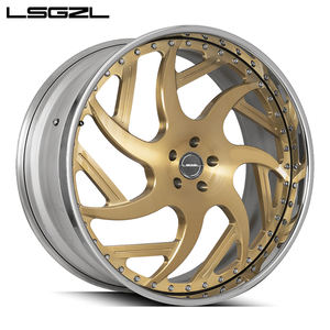 LSGZL 26英寸锻造车轮深凹轮5x130 5x114.3 5x20 5x112轮辋5x127 6x139.7轮辋19汽车车轮2件式环 - Product Image 2