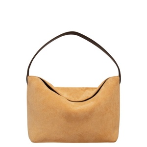 Bolso de Hombro Retro de Gamuza para Mujer, con una Sola Correa, Cierre de Cremallera y Cierre de Botón, a la Moda - Product Image 1