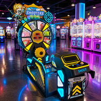 Machine de jeu de tir à billes gonflables à monnayeur avec pistolet laser et grande roue pour les foires et centres commerciaux