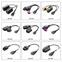 Cables de Extensión Dedicados para la Serie OBDSTAR HD, Juego de 19 Piezas, Compatible con Lectura/Escritura para ECM, TCM y ECUs de Carrocería y Chasis para ECU MASTER