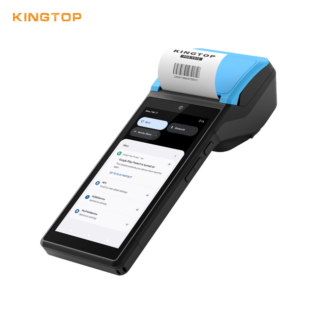 ODM OEM Touch Screen 4G Mobile POS Terminal Machine with 58mm Thermal Printer Android 12 Handheld POS Printer Hardware