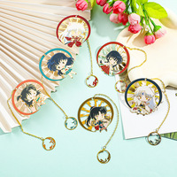 58 Estilos de Marcadores de Libros de Anime de Frieren, Zoro, Luffy, Sailor Moon, Card Captor Sakura, Marcadores de Metal, Regalo de Cosplay, Papelería de Aleación, Artesanía