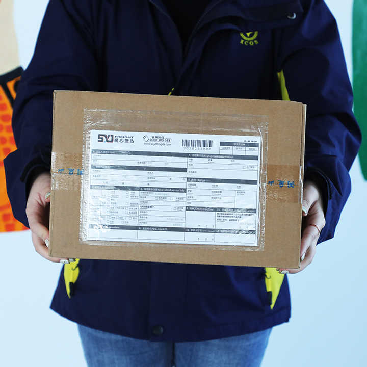 High Quality Transparent PE Self-Adhesive Shipping Invoice Pouch Waterproof Document Pouch for Mailing Bags Packing List