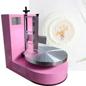 Youdo machinery plant cake icing decorating machine for family cream plastering cake decorating machine