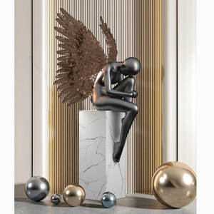 Accessori per la <span class=keywords><strong>casa</strong></span> in vetroresina popolare su misura figura moderna statua decorazione per la <span class=keywords><strong>casa</strong></span> decorazione dell'ufficio - Product Image 4