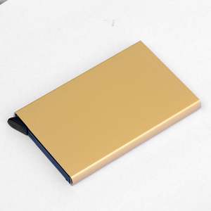 Portefeuille porte-cartes en aluminium avec logo personnalisé, blocage RFID, écologique, portable, cadeau promotionnel, cadeau d'entreprise - Product Image 6
