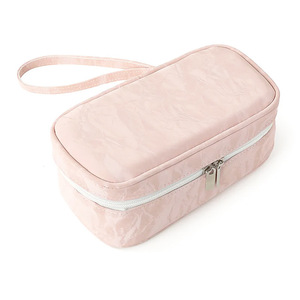 Pochette de rangement cosmétique personnalisée en tissu de plongée imperméable, organiseur de maquillage de voyage pour les vacances, cadeaux promotionnels professionnels - Product Image 3