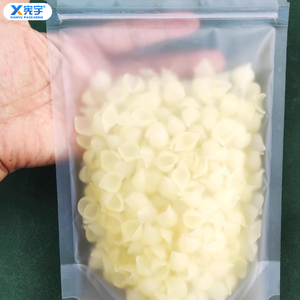 Sachet Doypack Scellé Transparent/Givré en Plastique Stratifié PE avec Fermeture Éclair pour Fruits Secs, Barbe à Papa, Popcorn et Snacks - Product Image 3