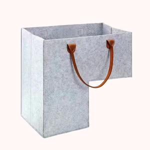 Công suất lớn hiện đại cảm thấy đồ chơi lưu trữ giỏ xách tay vuông có thể gập lại hộ gia đình tổ chức để lưu trữ bẩn giặt nhôm - Product Image 6