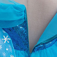 Robe de soirée longue en satin pour filles de 1 à 12 ans, style Princesse des Neiges, pour mariage, demoiselle d'honneur ou demoiselle d'honneur d'honneur, avec cape scintillante écologique