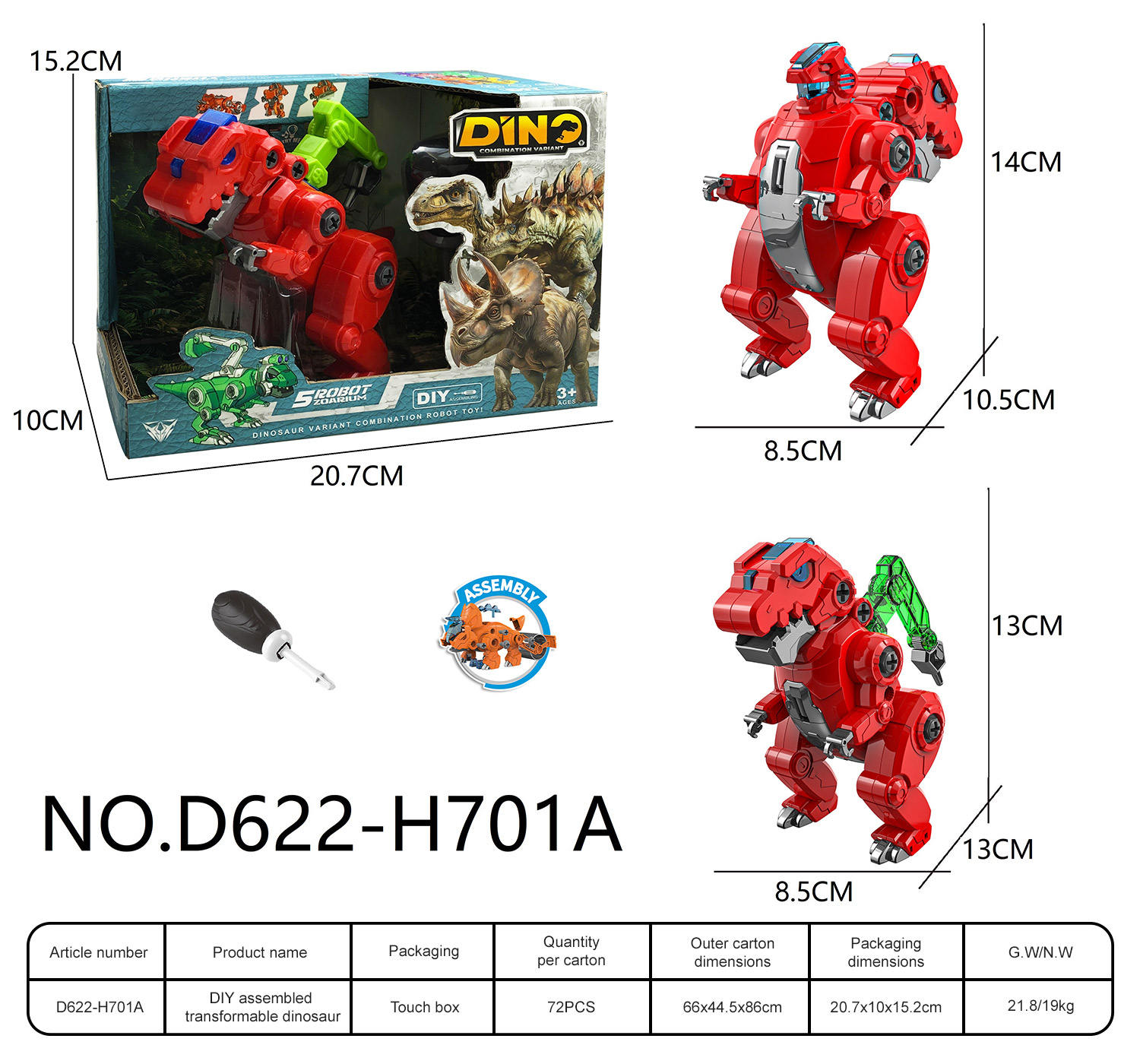 D622-H701A-Red