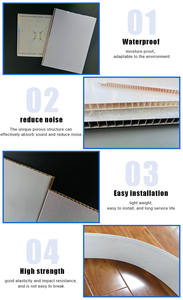 Panneaux de plafond en <span class=keywords><strong>PVC</strong></span> économiques, ignifuges, imperméables, faciles à installer, faciles à nettoyer, non toxiques, panneaux muraux pour projets de rénovation - Product Image 5
