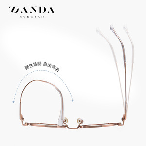 แว่นตา Danda Eyewear รุ่น ST6218 กรอบทรงสี่เหลี่ยมเต็มกรอบ ทำจากไทเทเนียม น้ำหนักเบา เหมาะสำหรับทั้งชายและหญิง ใช้สำหรับแก้ไขสายตา - Product Image 5