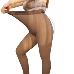 Prix de gros Leggings d'hiver pour femmes Collants thermiques Collants pour femmes Taille haute Doublure en polaire - Product Image 1