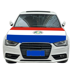 Cubierta de capó de coche de Paraguay, Bandera de cubierta de motor de coche, venta al por mayor, cubierta de capó de motor de coche duradera <span class=keywords><strong>y</strong></span> resistente al desgaste personalizada - Product Image 6